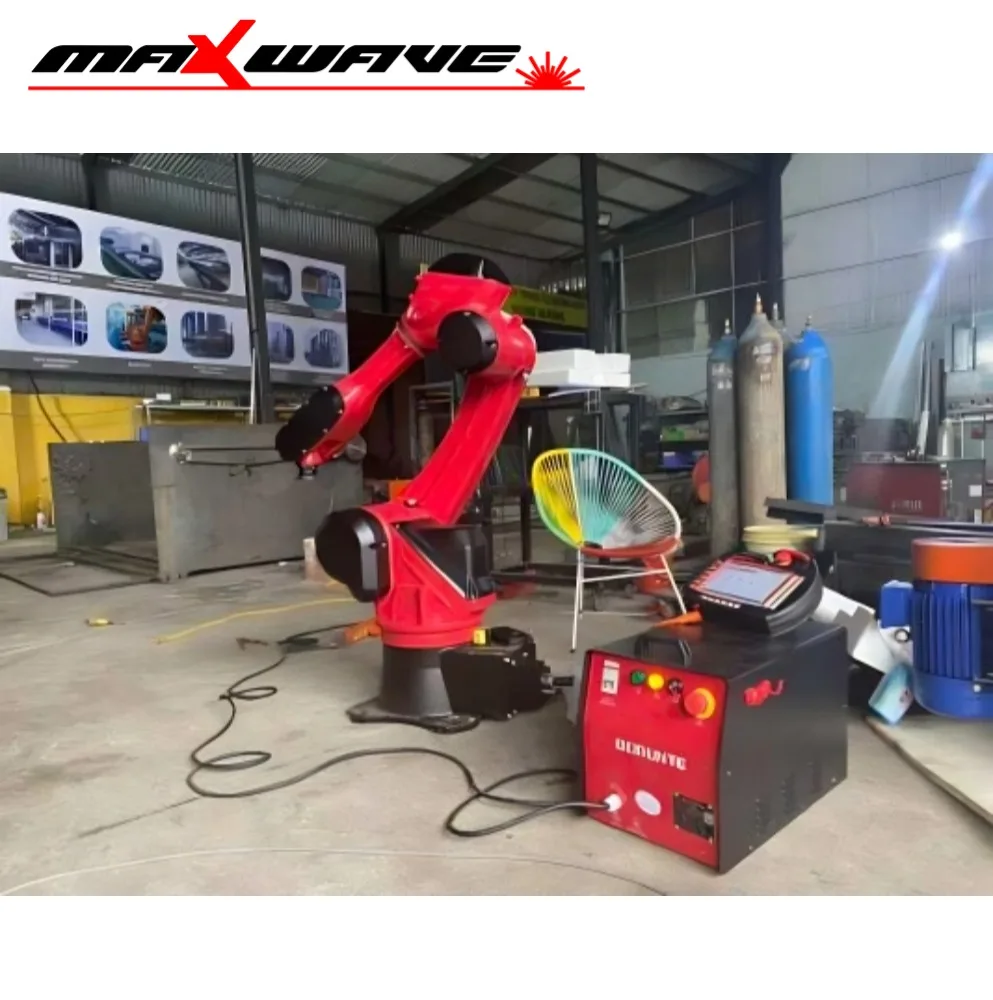 ذراع روبوت 6 محاور موديل 1506 دقة تكرار عالية تحميل 6 كجم مع وحدة تحكم لاردوينو والتعليم والعمل الصناعي الخفيف