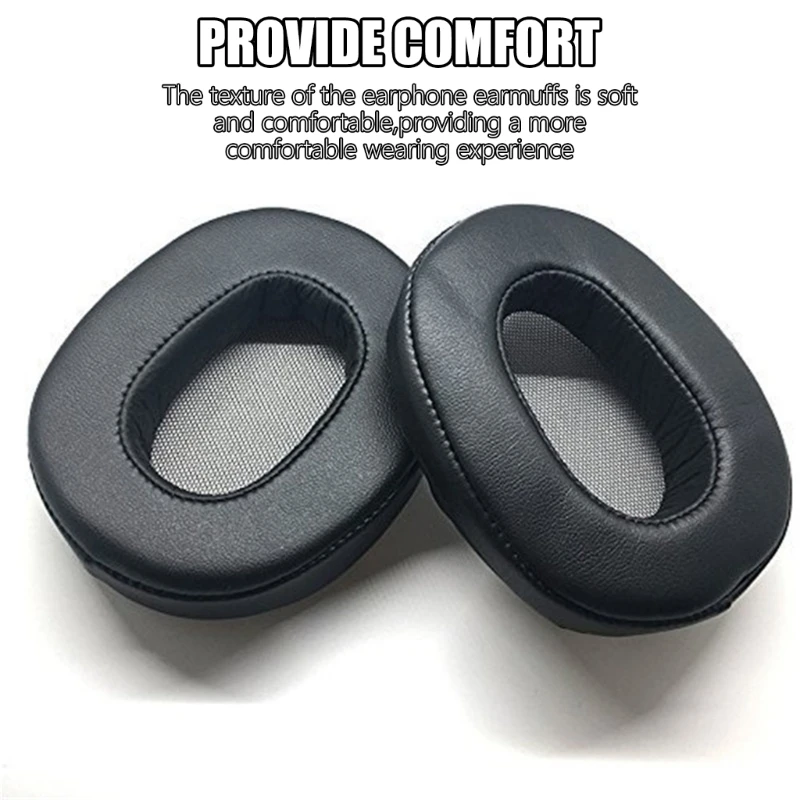Replacement Ear Pads Earphone Cushion Repair Accessory for MDR-1A 1ADAC Headphones Noise Isolating Sponge Earpads