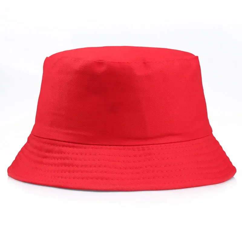 Fashion Summer Reversible Bucket Hat Woman Man Outdoor Sports Sun Beach Fisherman Cap Unisex Adult Daily Solid Visor Panama Hat