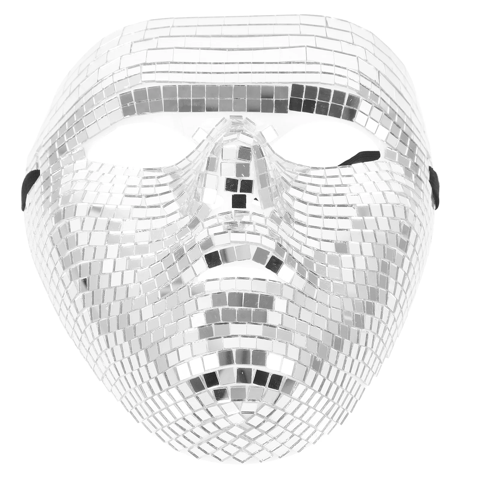 

Makeup Disco Mask Man Halloween Costumes for Boys Ball Glitter Pvc Masquerade Prop