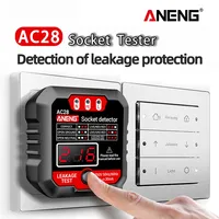 ANENG AC28 Digital Display Socket Tester UK US EU Plug Polarity Phase Pheck Detector Voltage Test Multi-function Electroscope