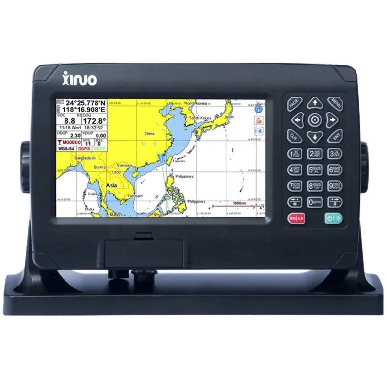 

Marine Electronic Navigation Equipment 7'' GNSS GPS Chart Plotter Model XF-608