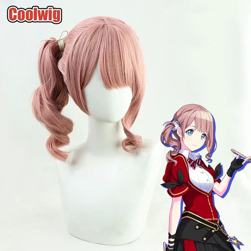 

Coolwig Synthetic Hair Mochizuki Honami Cosplay Wigs Project Sekai: Colorful Stage feat. Women Long Wavy Pink Wig Heat Resistant