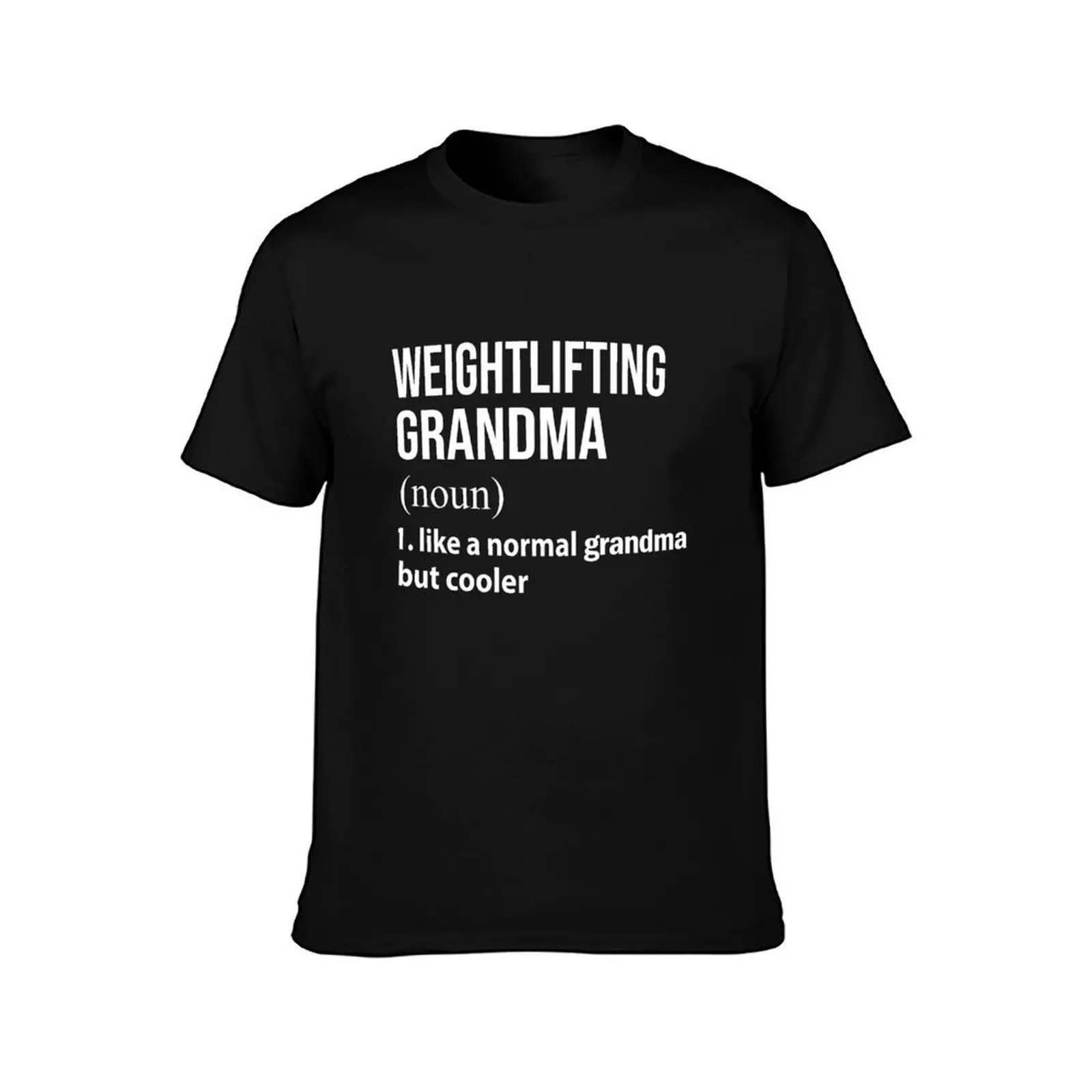Weightlifting grandma like a normal grandma but cooler T-Shirt Big Size Simple T-Shirt