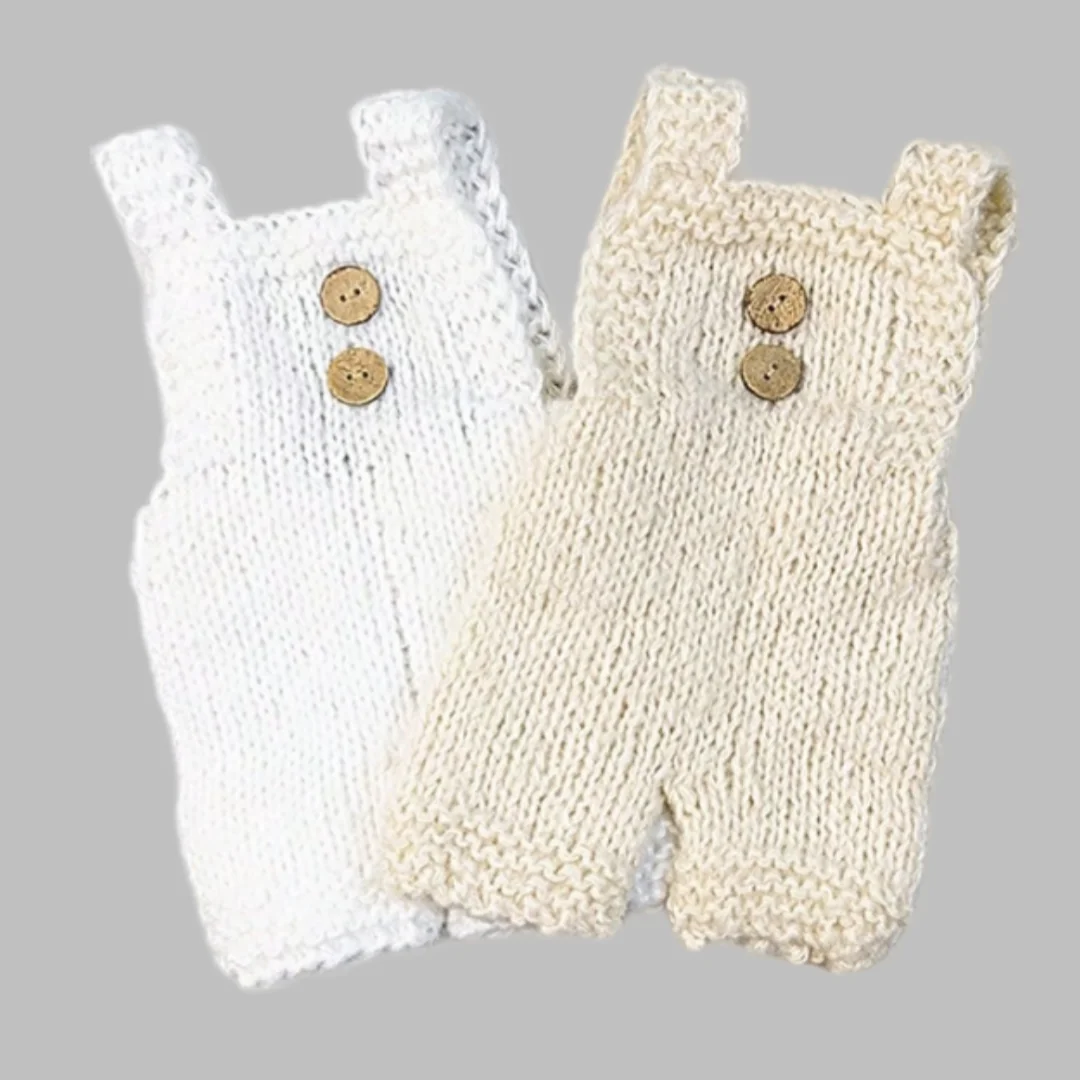 Soft Mohair Newborn Photo Romper Shorts Knitted Photography Outfits Baby Boy Girl Shooting Prop Infant Shower Gift