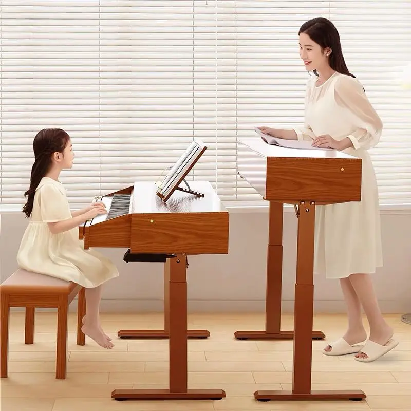 Lifting electric piano 88-key heavy hammer home beginner solid wood drawer piano