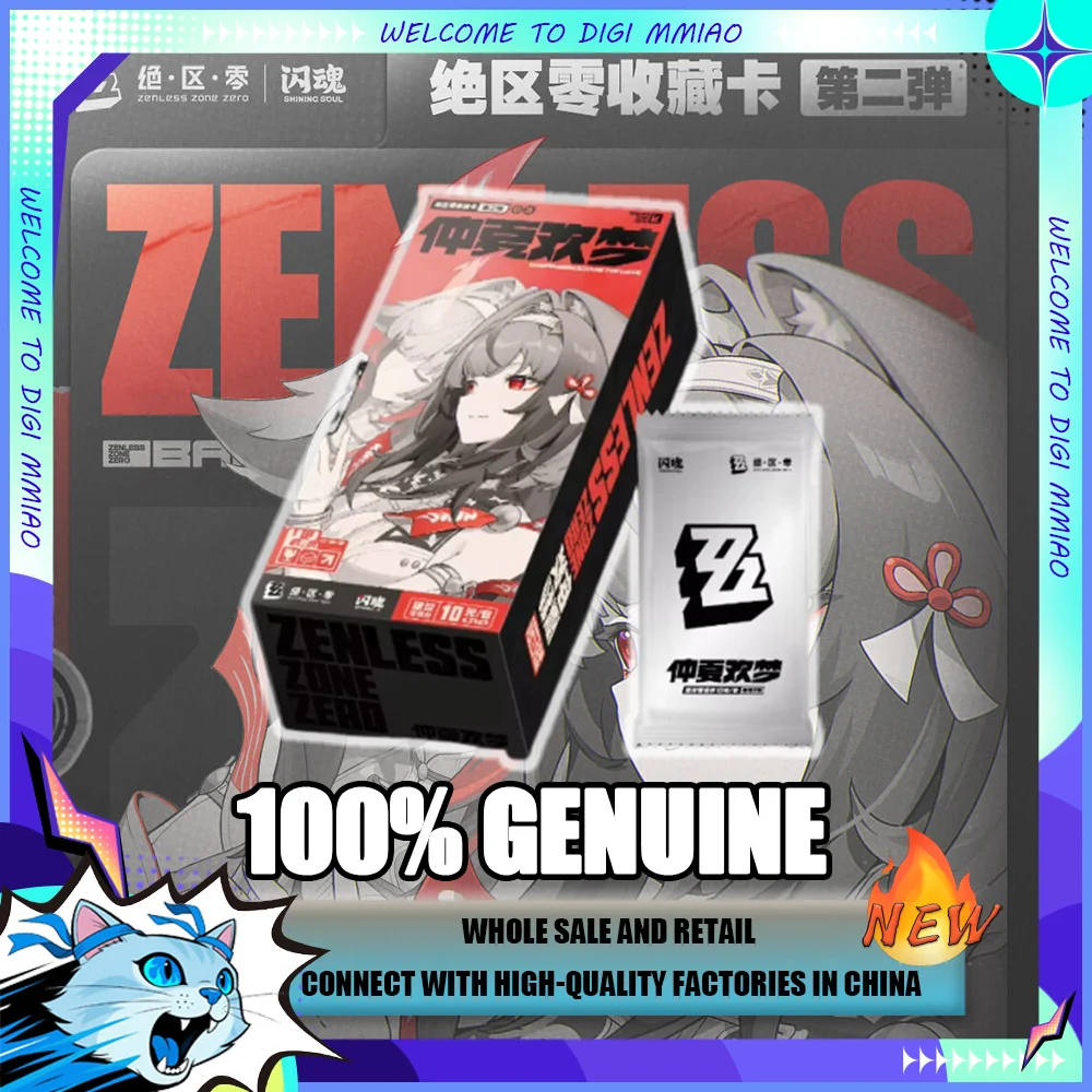 Image of Original Shining Soul Zenless Zone Zero Sammelkartenspiel Vol.2 TCG Sammelkarten Geschenk Ridu Things Series Spiele