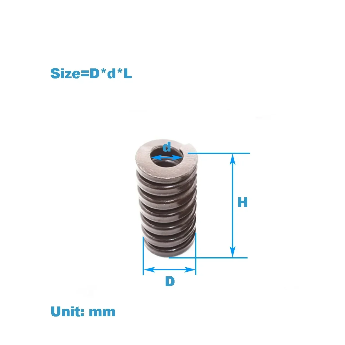 

Coffee Colored Heavy-Duty Mold Spring / Rectangular Mold Spring