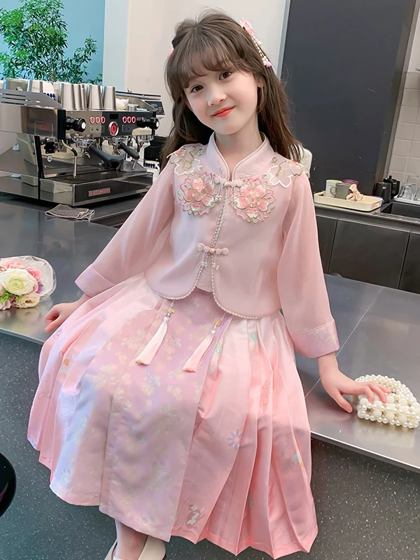 conjunto-de-primavera-para-nina-hanfu-nuevo-estilo-chino-falda-de-cola-de-caballo-traje-antiguo-vestido-infantil-suave