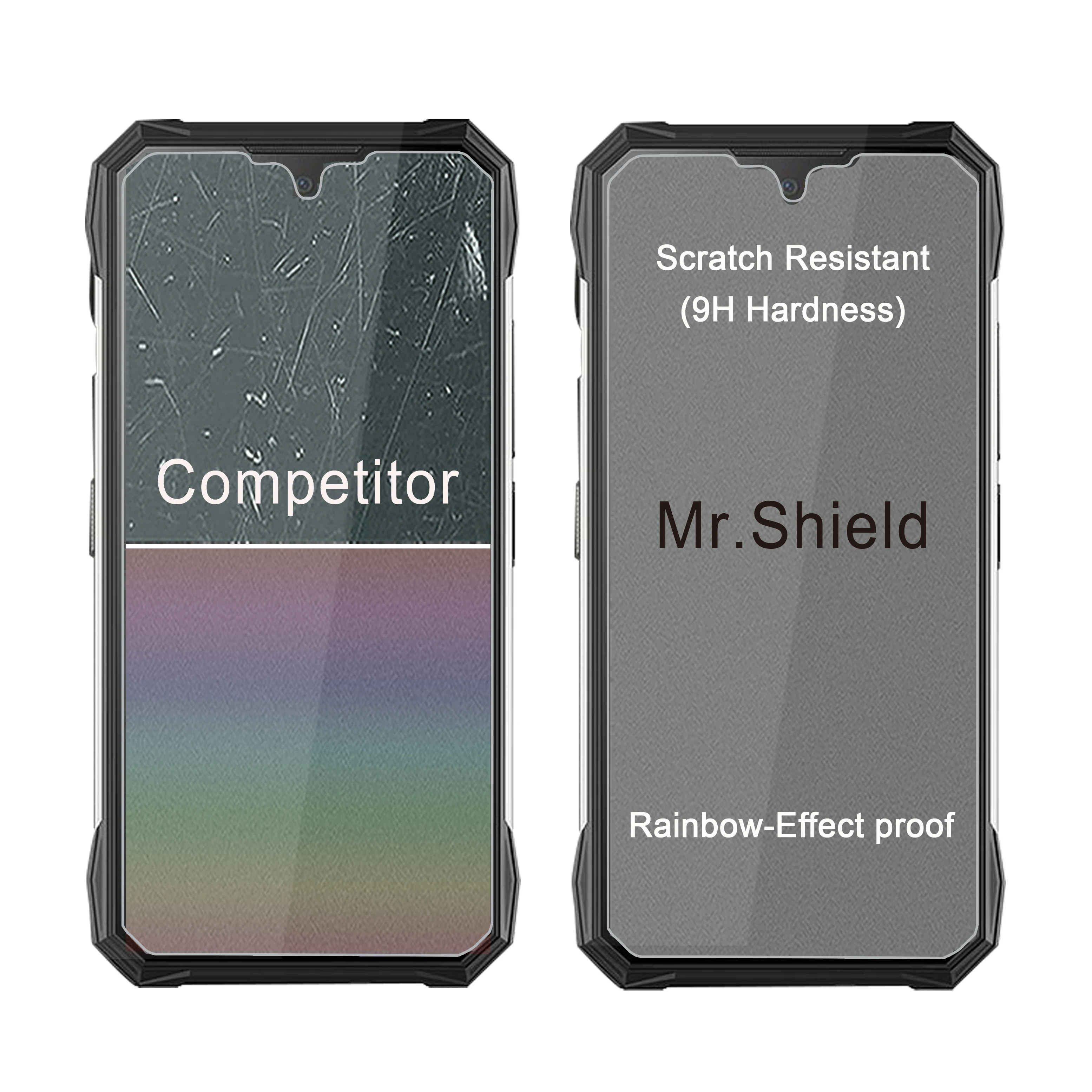 Mr.Shield [3-Pack] Screen Protector For Doogee S89 / Doogee S89 Pro [Tempered Glass] [Japan Glass with 9H Hardness]