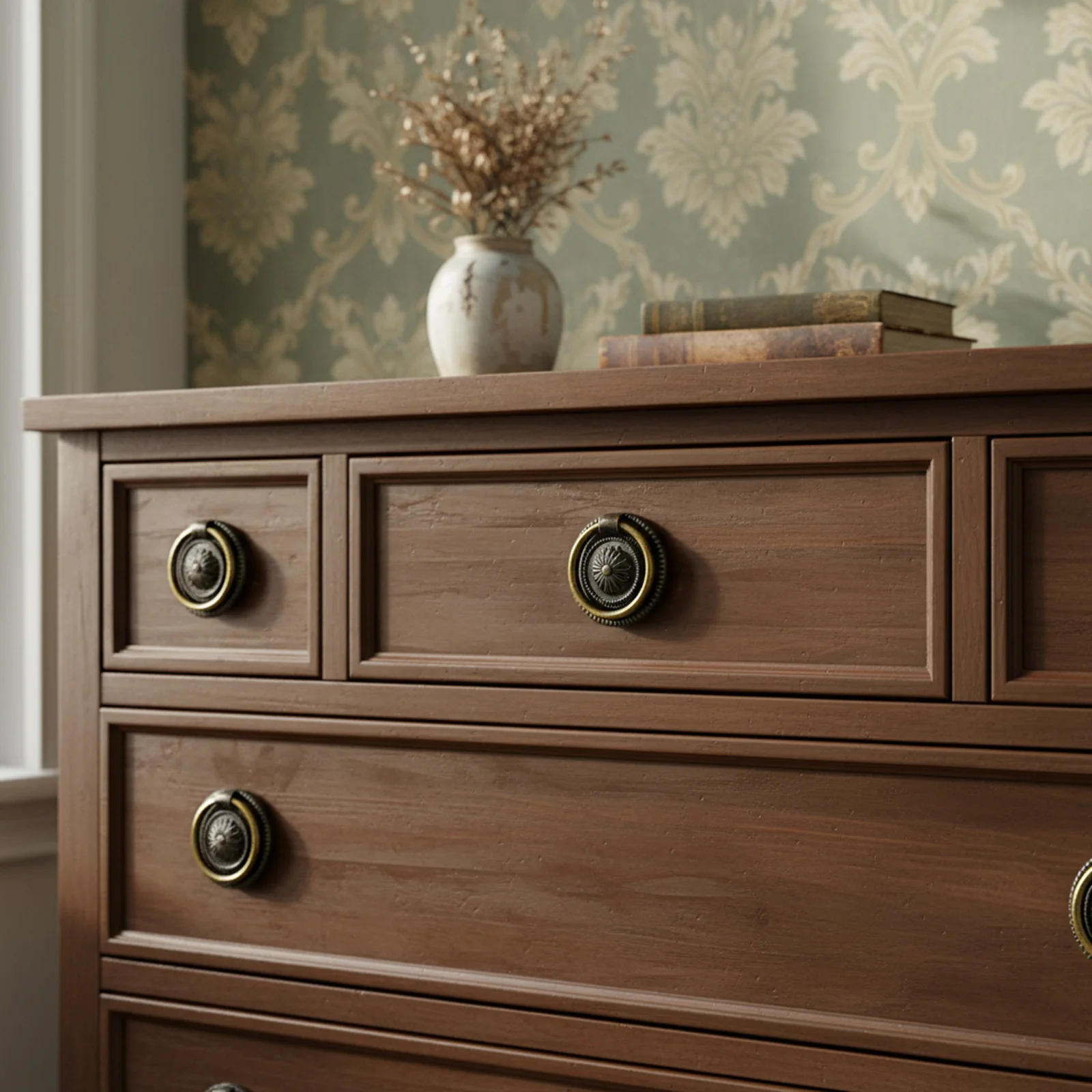 Decorative Drawer Pulls Antique Bronze Finish for Home Decor Vintage Zinc Alloy Cabinet Knobs Furniture Hardware Fitting