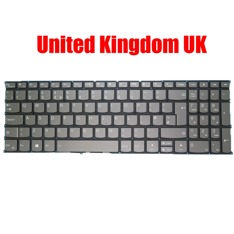 

Laptop Keyboard For Lenovo For ThinkBook 15 G4 IAP English US United Kingdom UK Italy IT With Backlit Gray New