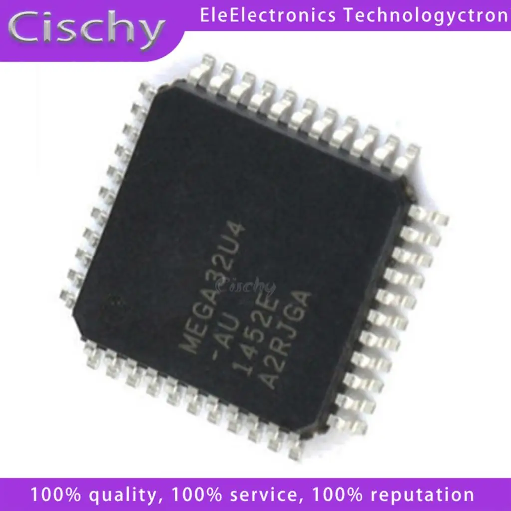 (1-10pcs) ATMEGA32U4 ATMEGA32U4-AU QFP-44 Chipset