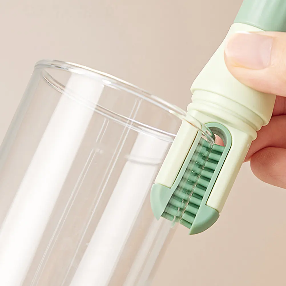 Sponge Cup Brush with Long Handle for Bottle Cleaning Versatile Sponge Bottle Cleaner Brush for Water Bottles Coffee Cups Glass