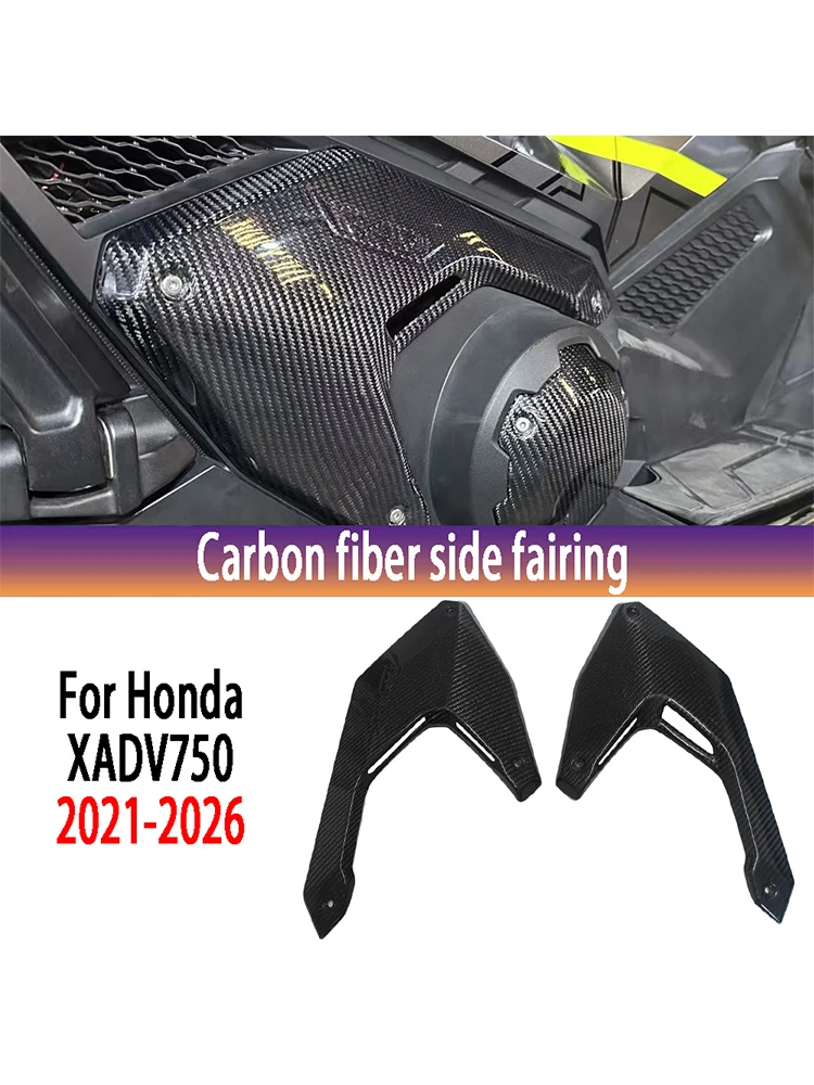 Voor Honda X-ADV 750 2021-2026 Real Koolstofvezel Motorfiets Motorkap Modificatie Accessoires - afbeelding 2
