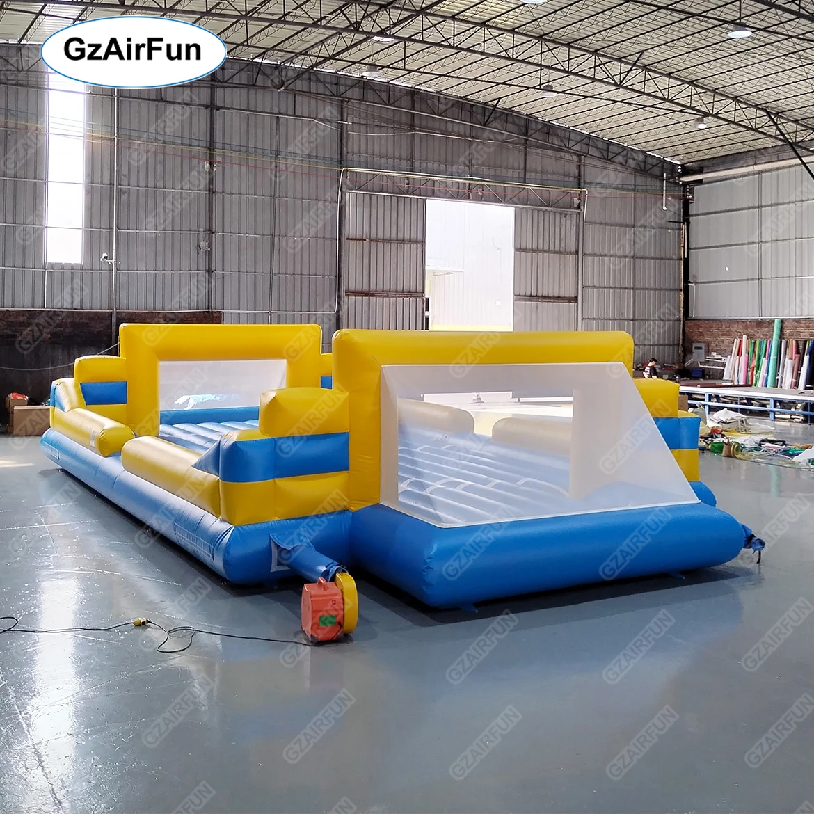 Custom Commercial Inflatable Soap Football Field Soccer Pitch Inflatable Soap Soccer Field Sports Game