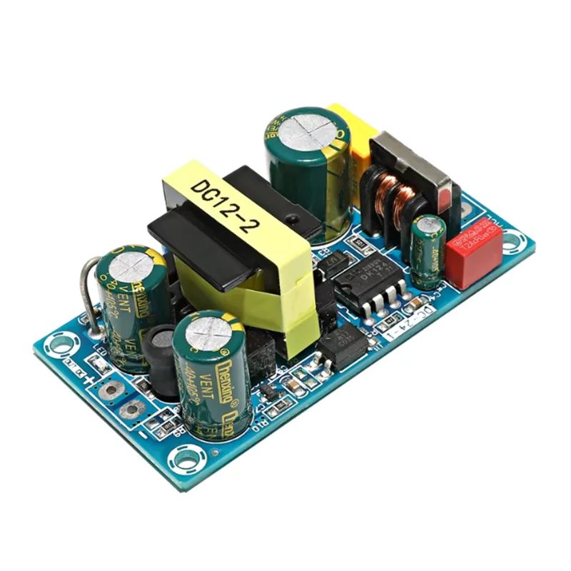 AC-DC 12V2A 24W Switching Power Supply Module Bare Circuit 100-265V to 12V 2A Board for Replace/Repair 24V1A
