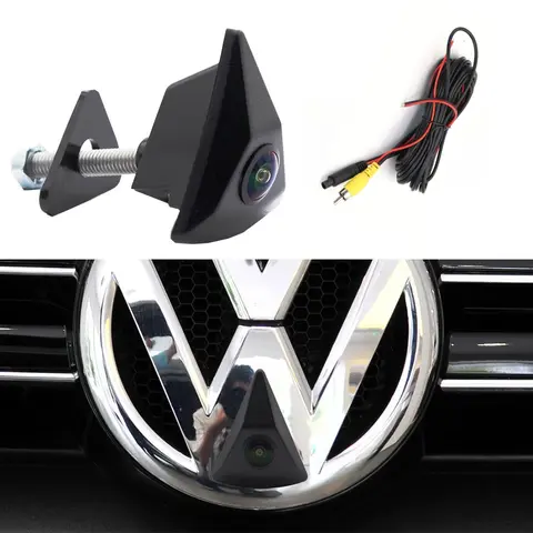 CCD Car Front View Logo Camera For VW Transporter T4 T5 Passat CC B5 B6 Golf 4 5 6 7 MK4 MK5 MK6 MK7 Touran Caddy Polo