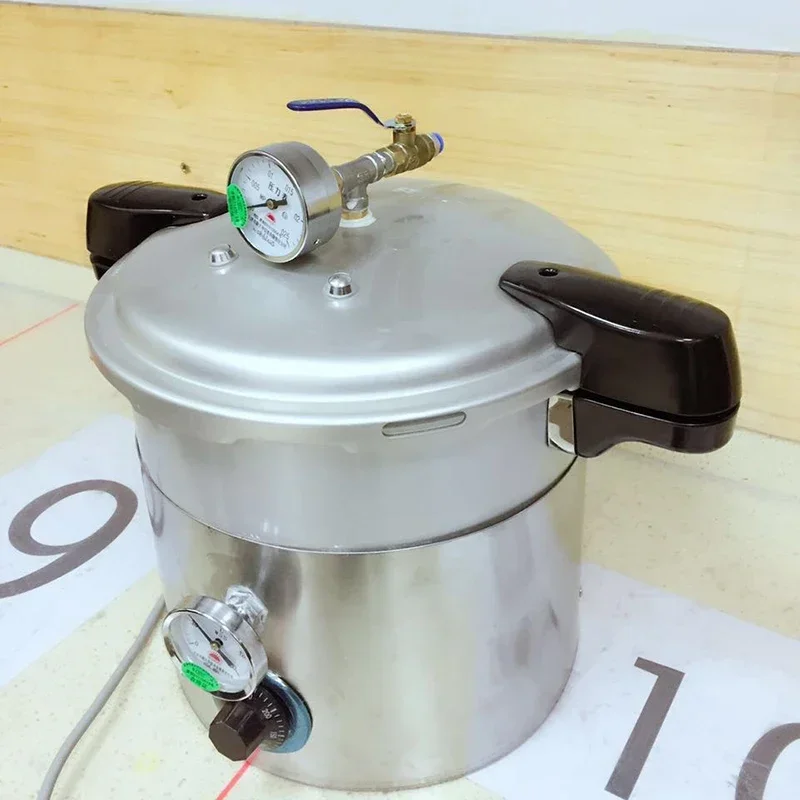 1800W Lab Equipment High Pressure Pot Pressure Cooker with Silicone Rubber Seal Ring Dental Lab Equipment