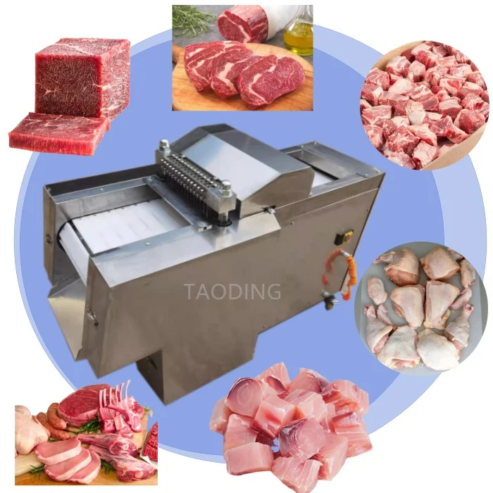 

South Africa dicing Machine for Meat freezed Meat Dicer Fish Beef Slicer chicken Breast Cutting Machine