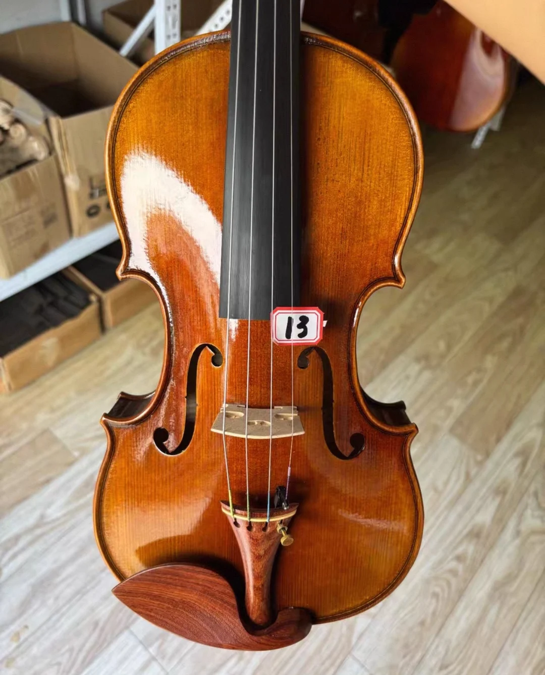 30 year Professional level violin 4/4 size One piece backboard Handmade Violin Italian retro Oil varnish Violin with accessories