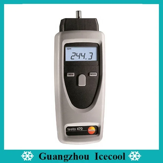 Original 470 precision optical / mechanical speed measuring instrument Testo470 Tachometer No.0563 0470