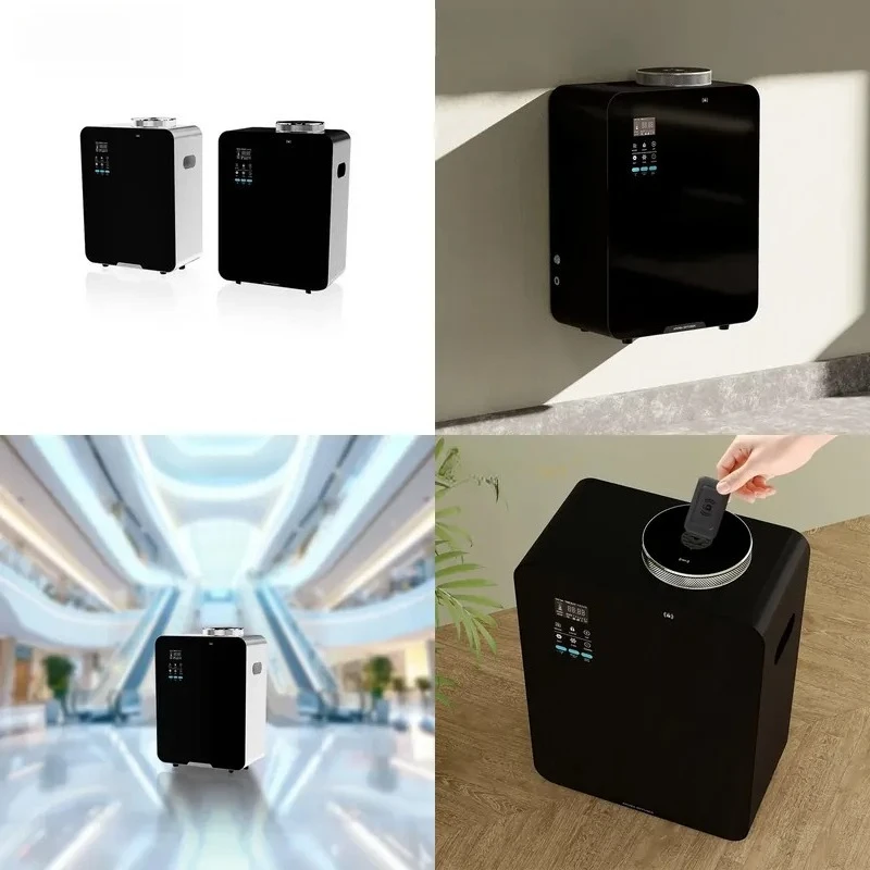 2026 New Smart HVAC System Home Air Purifier with Aluminum Aroma Diffuser for Home & Hotel Use Scent Diffuser
