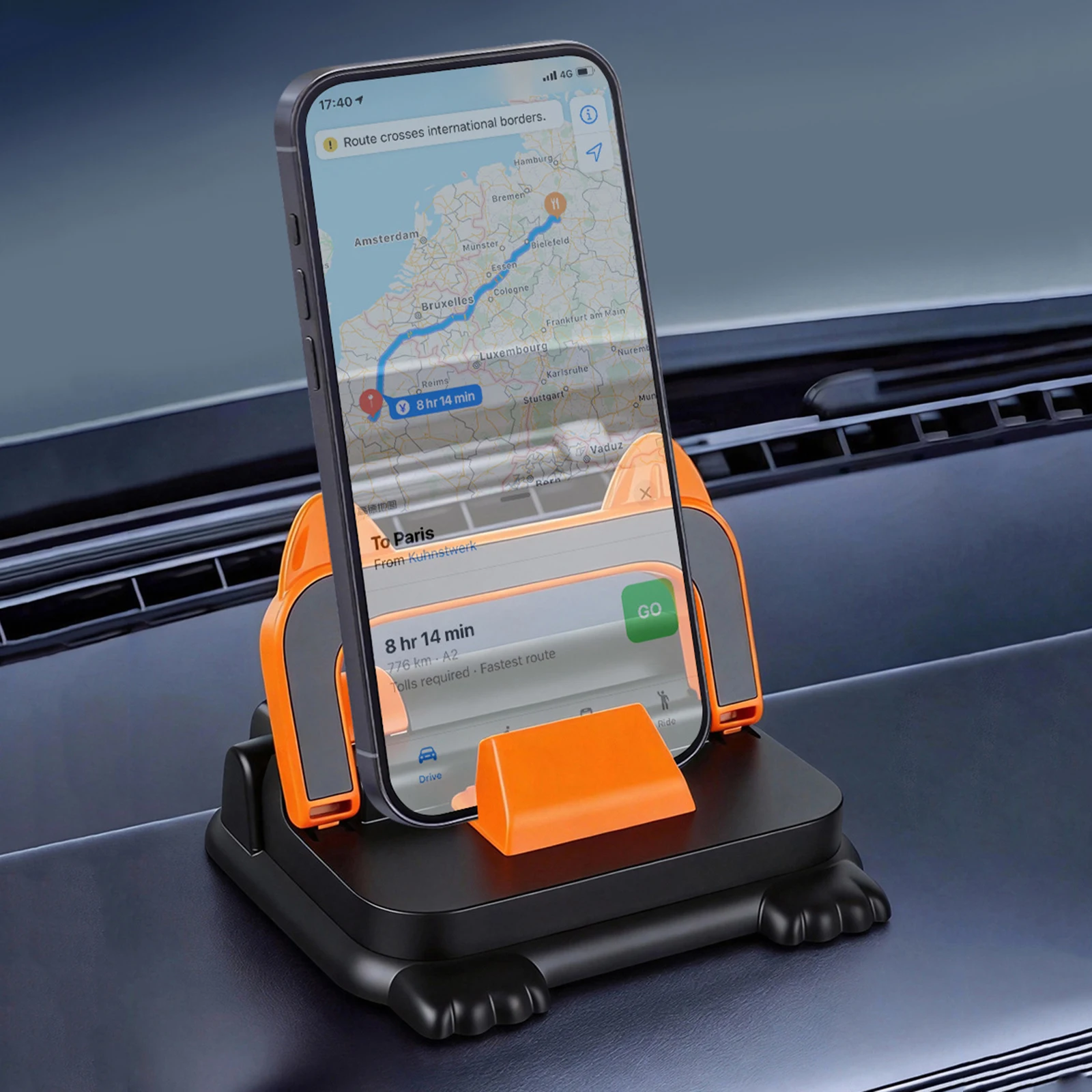 

2 in 1 Multifunction Car Phone Holder with Parking Number Plate Car Dashboard Phone Holder Compatible with All Smartphones