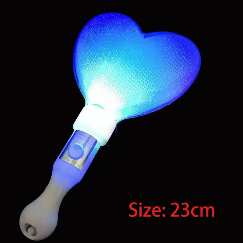 1pc Bastão de Luz Brilhante para Crianças, Varinha Luminosa Azul, Bastão Fluorescente para Festas, Natal e Halloween