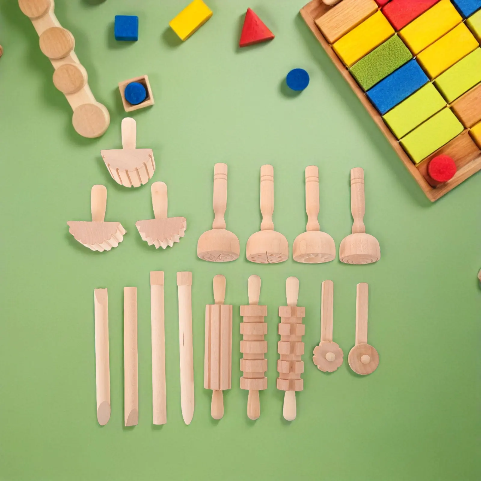 Kids Modeling Clay 36 Colors Soft Non Toxic Dough DIY Craft Set Educational Creative Toy