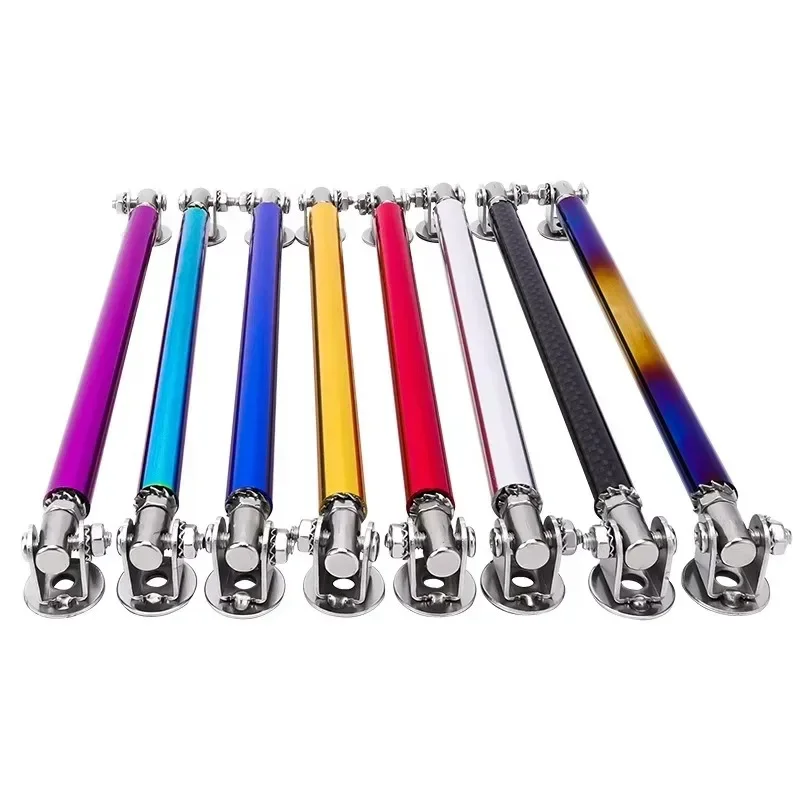 Applicable to universal support rods and lip fastener separators for automotive front bumper assemblies.