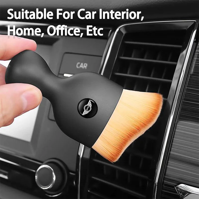 Car Cleaning Tool Air Conditioner Outlet Brush Dust Remover For MINI Cooper One JCW R56 Countryman Clubman R50 R53 R58