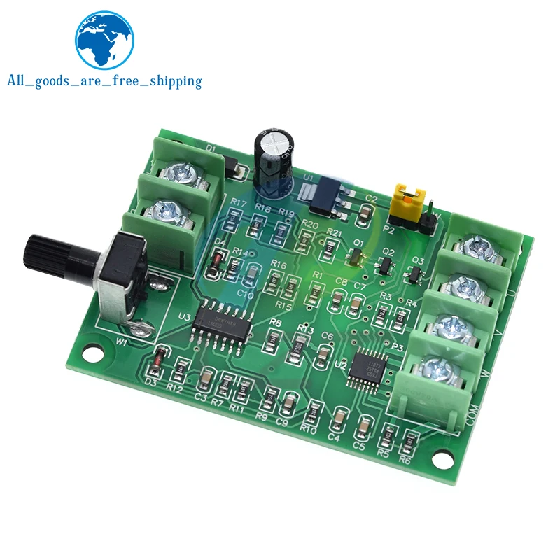 5V 12V Brushless DC Motor Driver Controller Board with Reverse Voltage Over Current Protection for Hard Drive Motor 3/4 Wire