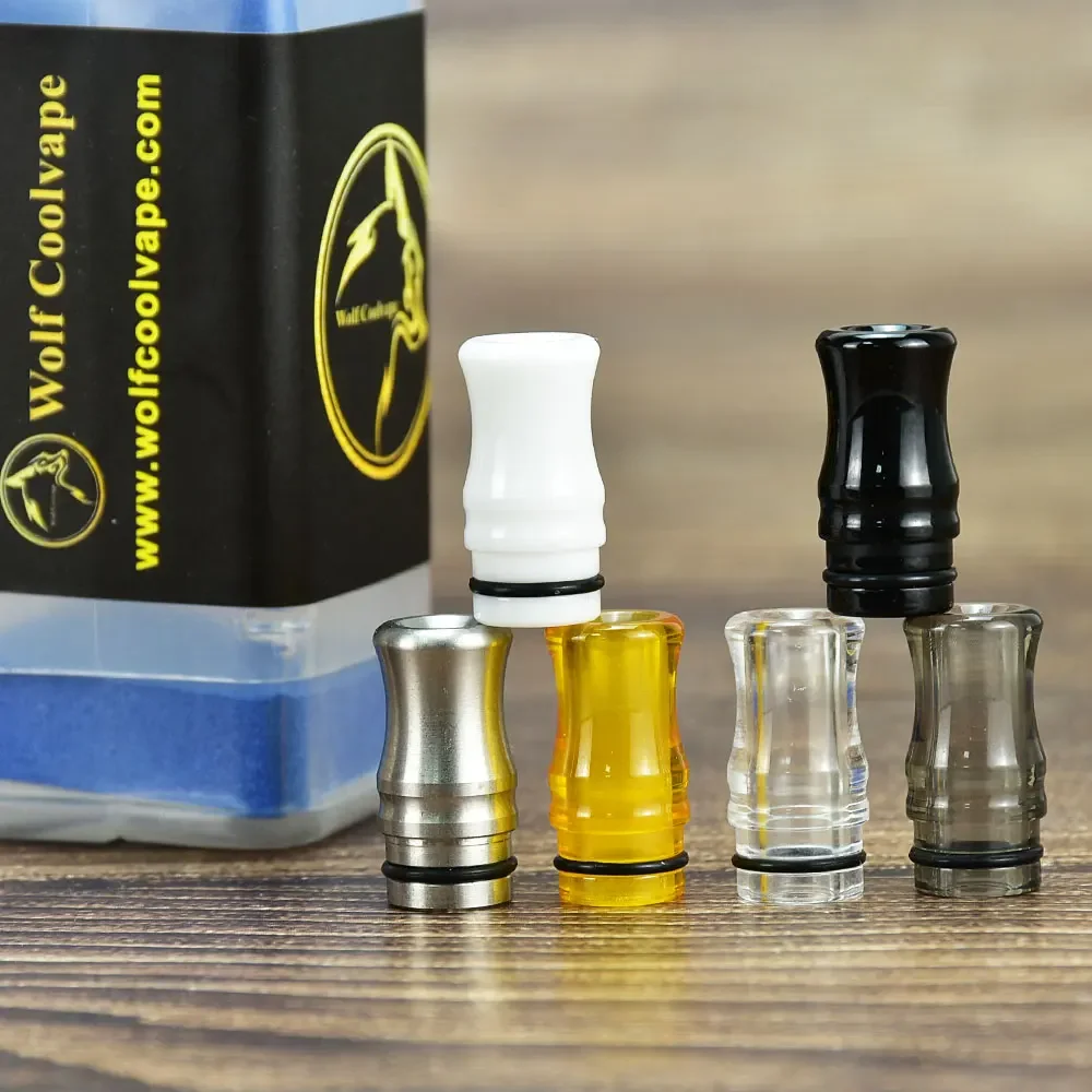 wolfcoolvape 510 Vape Drip Tip for Dvarw MTL CL RTA Compatible with Dvarw MTL FL RTA Flash-e-Vapor V4.5S+ & Moka RTA