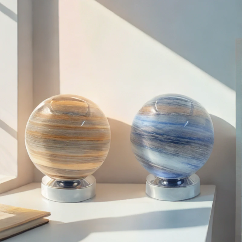 

Planet Table Lamp Cosmic Planet Luminous Crystal Ball Planet Table Lamp Desktop Healing Romantic Ornament Birthday Gift For