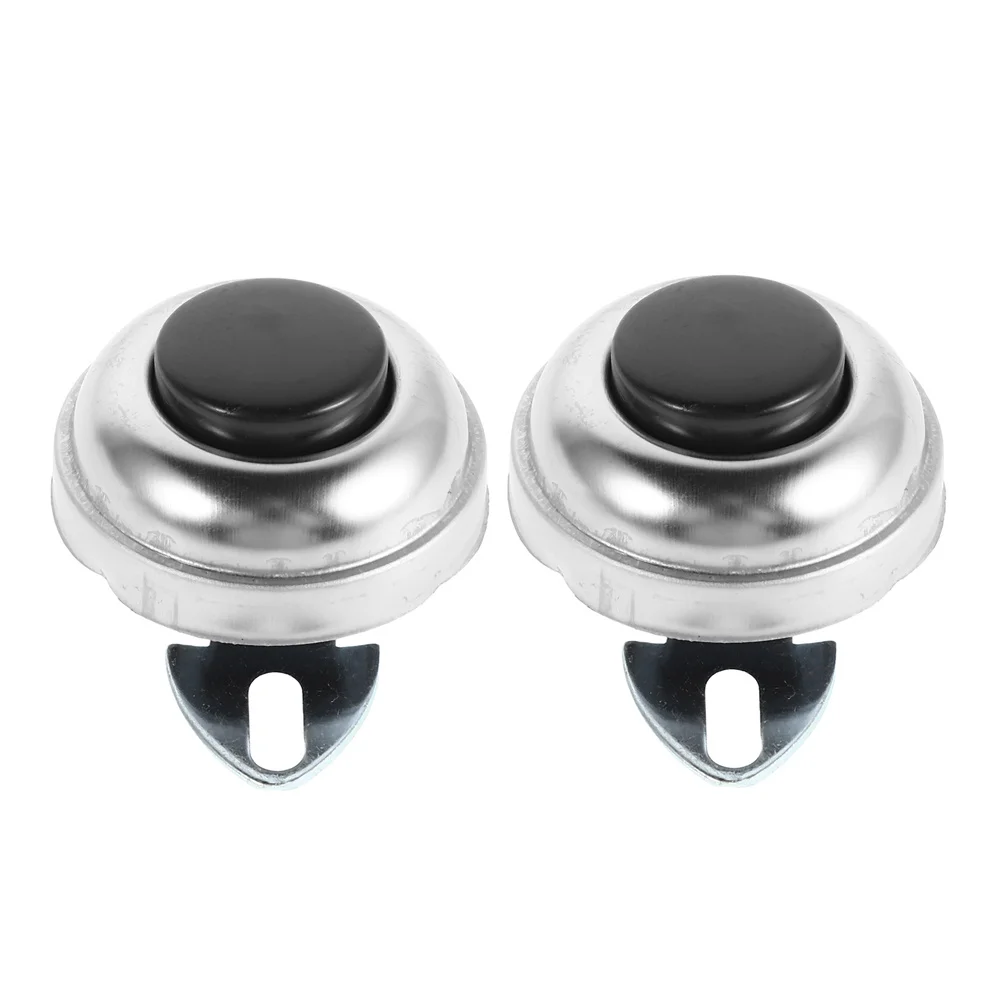 

2Pcs Universal Car Horn Button Switch Heavy Duty Metal Push Replacement for Trucks Tractor Electric Vehicle Tricycle Horn