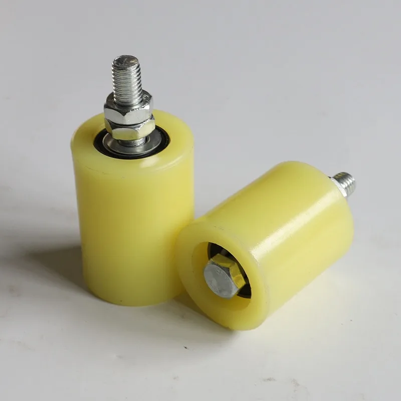 Positioning Guide Wheel Iron Door Fixed Pulley Sliding Top Door Clamp Nylon Guide Wheel