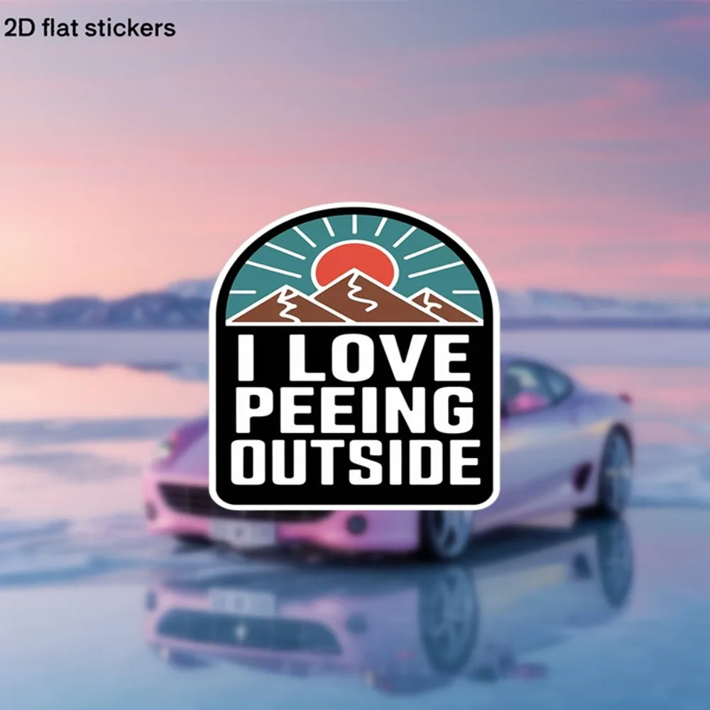 

Car Stickers with Mountain and Design Fun RVs Coolers Laptops Bottles Outdoor Adventures Etc Rv Accessories Cooler
