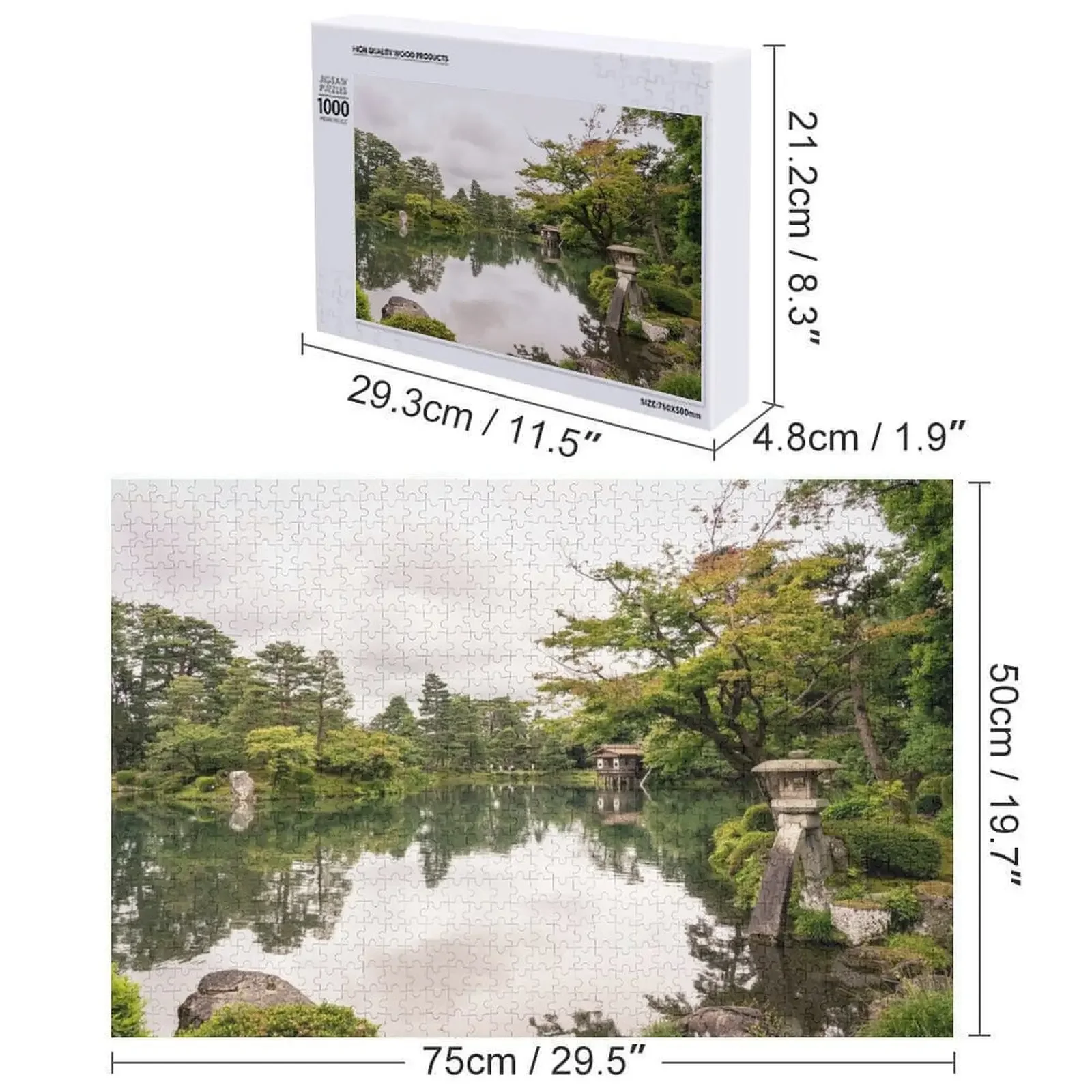 أحجية الصور المقطوعة لحدائق كانازاوا للأطفال، لعبة ألغاز مخصصة للأطفال