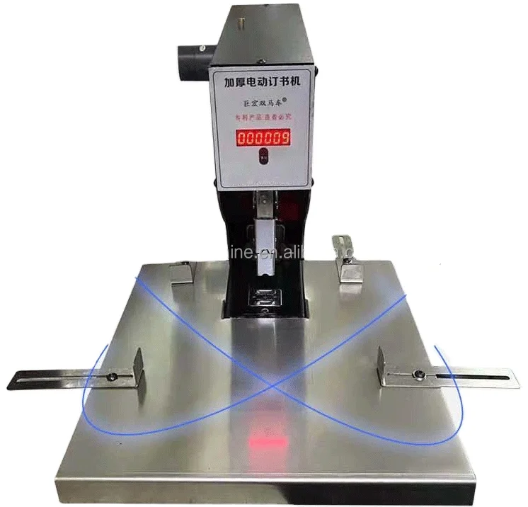 Electric Heavy du ty Metal Binding Machine Thickened Automatic Desk Stapler with 210 Sheets Capacity Jumbo Size