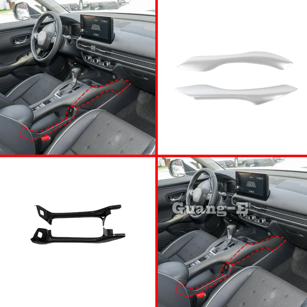 

Для Honda XR-V ZR-V HR-V Vezel 2022 2023 2024, АБС-пластик, коробка переключения передач, боковая полоса, накладка, рамка, Стайлинг автомобиля, декор HRV ZRV