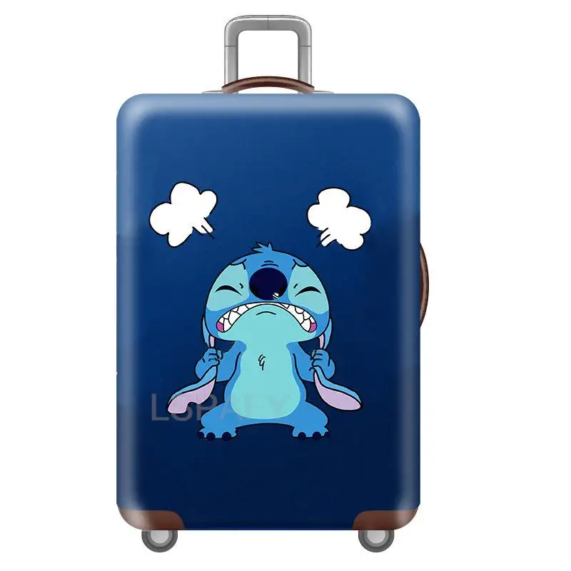 Cartoon Lilo And Stitch Print Luggage Cover Travel Accessories Trolley Case Baggage Protective Covers Anti-dust Suitcase Cover