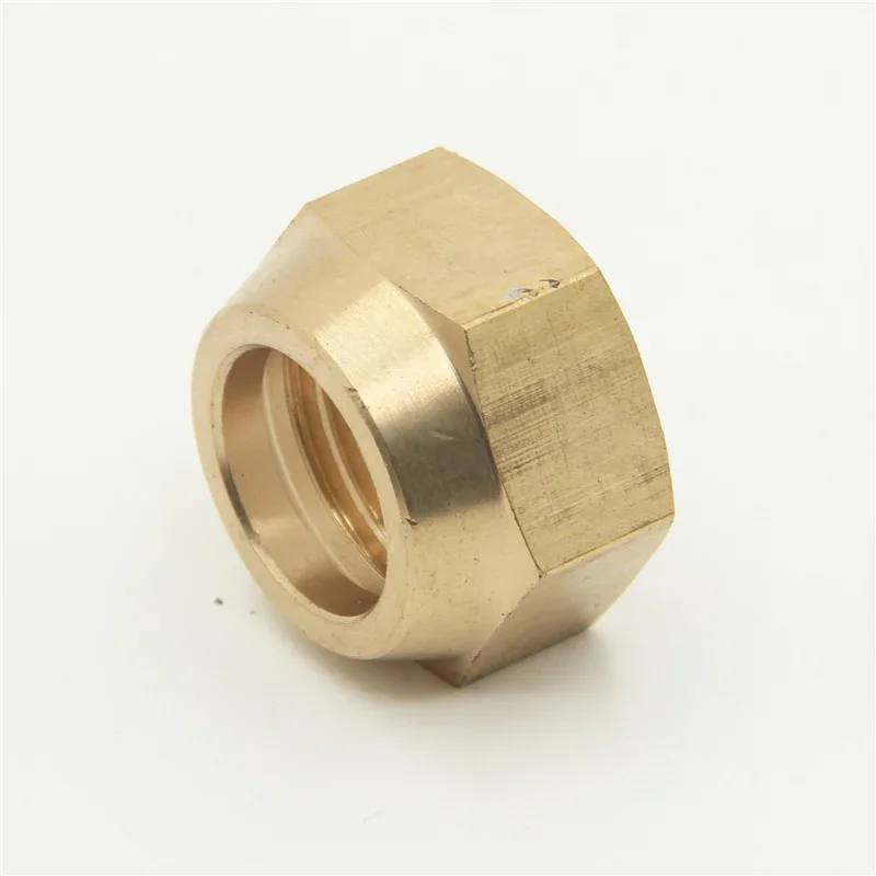 Quick turn ferrule nut with copper flaring1/4\