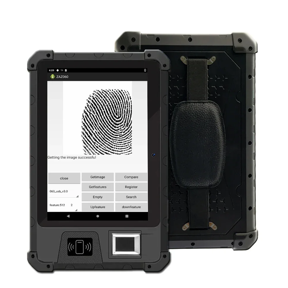 QS805 8-Inch Android 11 Rugged Tablet PC NFC BT WIFI MTK Octa Core Industrial IP65 Waterproof 4G LTE Android 11 Rugged Tablet