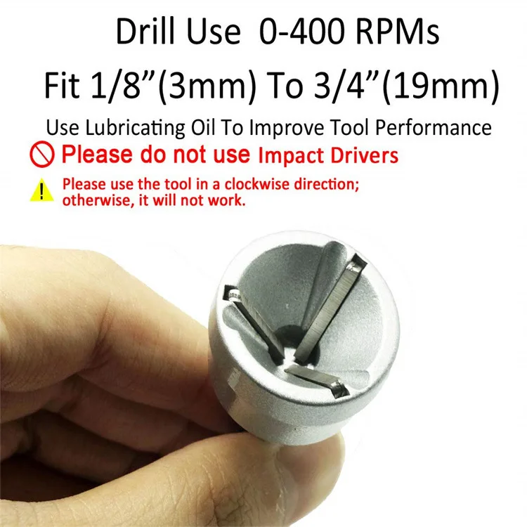 New Chamfer, Removable Replacement Blade Deburring External Chamfering Tool