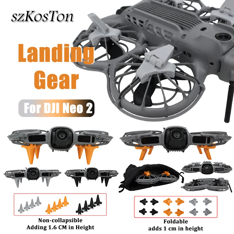 

Landing Gear For DJI Neo 2 Lightweight Heightened Support Extender Leg Protector Bracket For DJI Neo 2 Drone Accessories