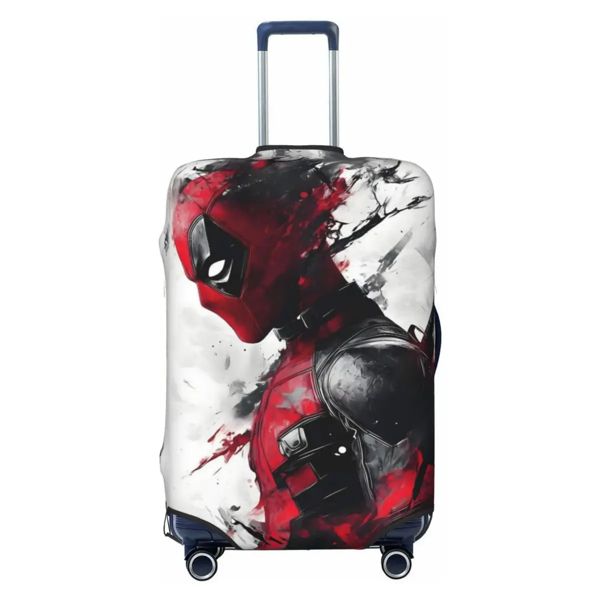 

Custom Deadpool Cool Travel Luggage Cover Dust Proof Anime Cartoon Suitcase Cover Protector Fit 18-32 Inch