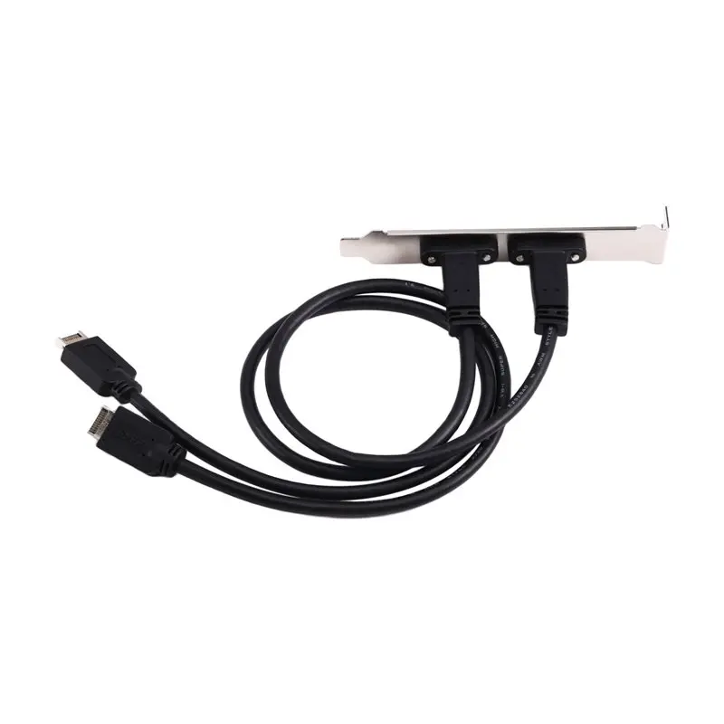 

Разъем USB-C типа C, гнездовой разъем USB 3,2, удлинительный провод для передней панели, кабель-перегородка типа E, тип E