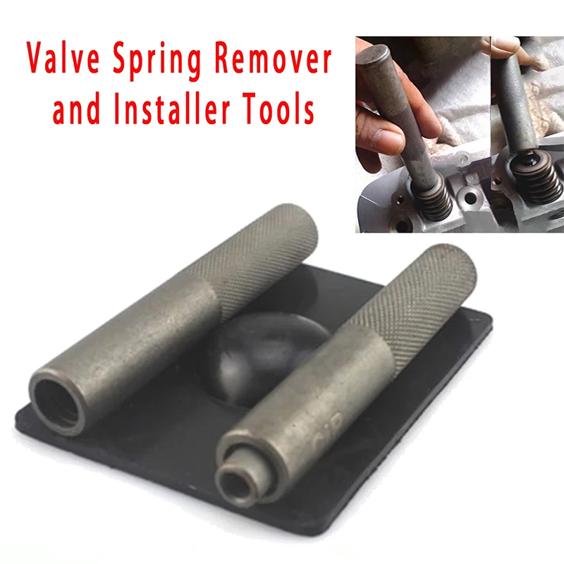 1set Engine Overhead Valve Spring Installer Remover Compressor Kit Spring Compressor Remover Valve Splitter Kit Motorcycle Tools