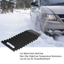 Car Wheel AntiSkid Pad Portable Emergency Devices NonSlip Emergency Tire Traction Mat Plate for Snow Ice Mud and Sand